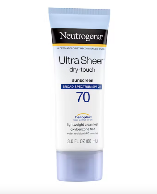Ultra Sheer® Dry-Touch Oxybenzone-Free Sunscreen Lotion Broad Spectrum SPF 70