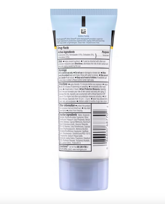 Ultra Sheer® Dry-Touch Oxybenzone-Free Sunscreen Lotion Broad Spectrum SPF 70
