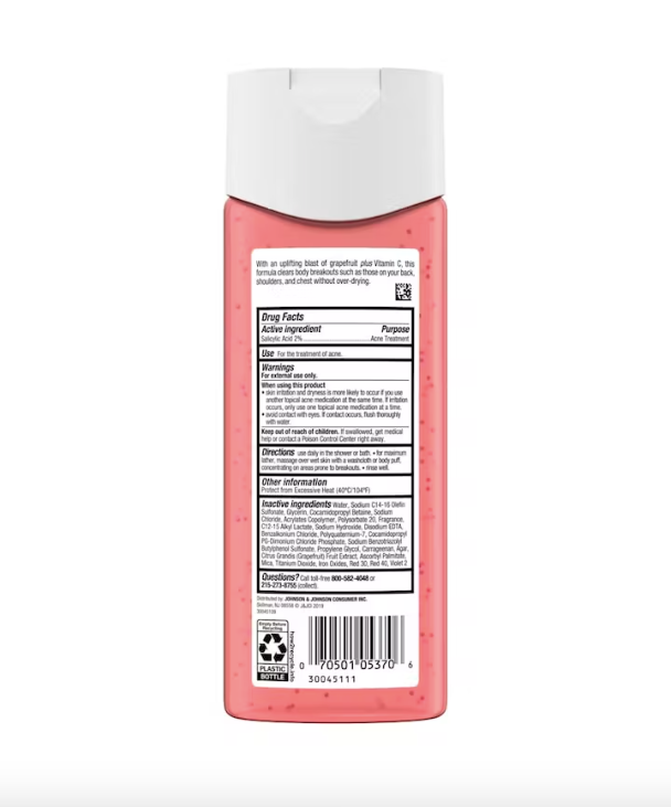 Body Clear® Body Acne Wash Pink Grapefruit - 8.5 oz