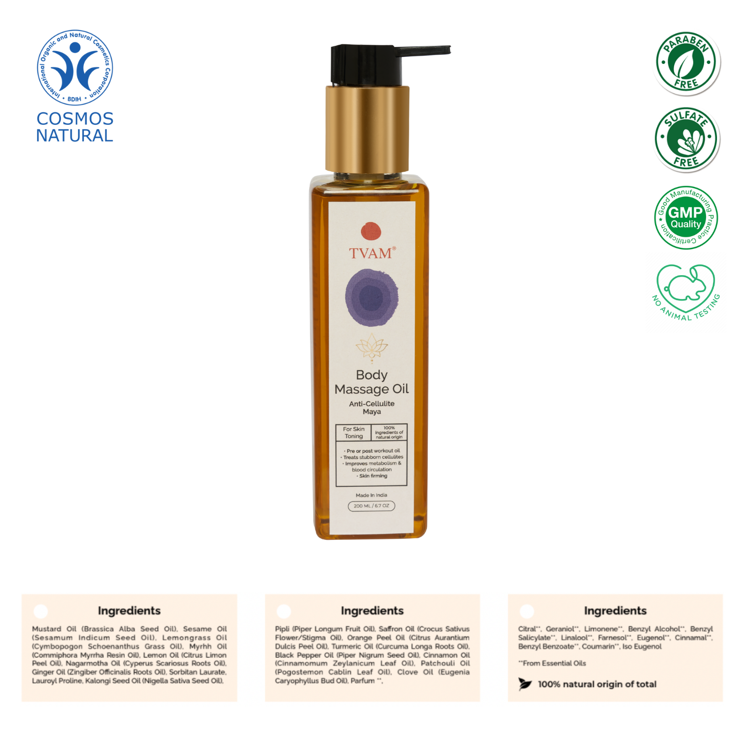 Tvam Massage Oil