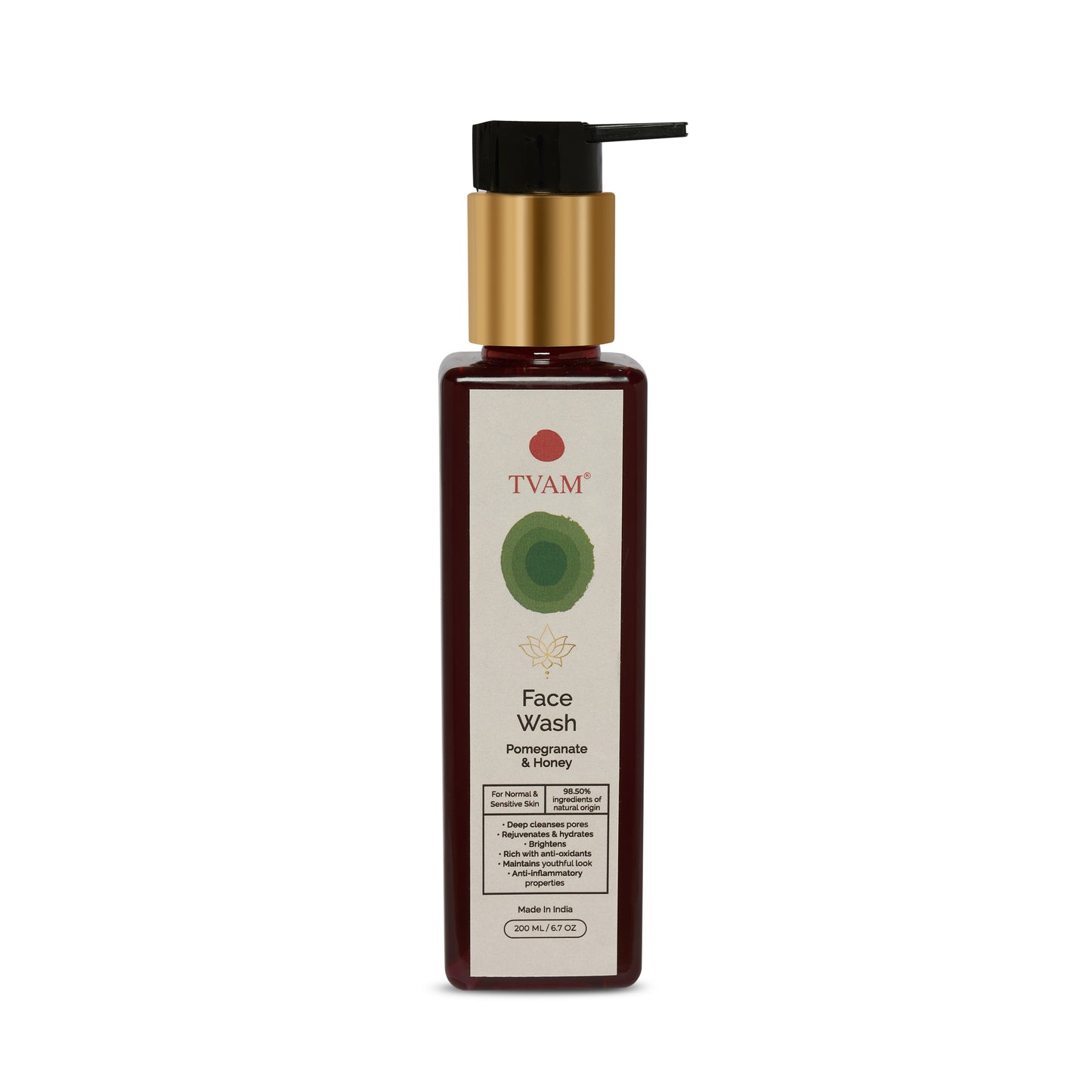 Face Wash - Pomegranate & Honey - Normal & Sensitive Skin