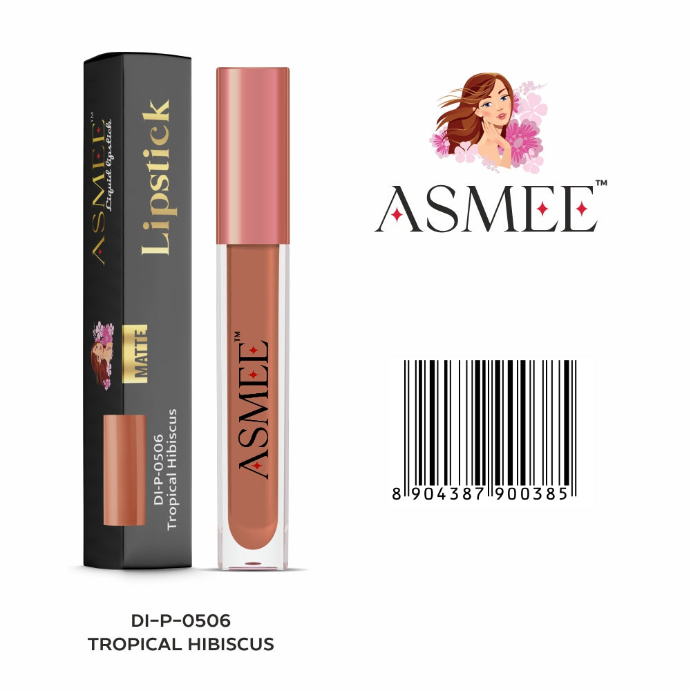 Brown liquid matte lipstick