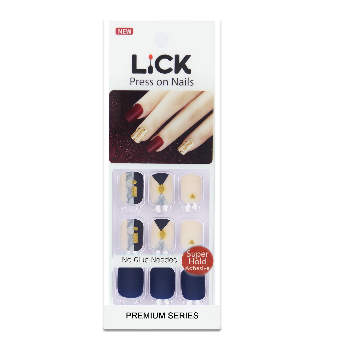 Lick nail Matte Blue