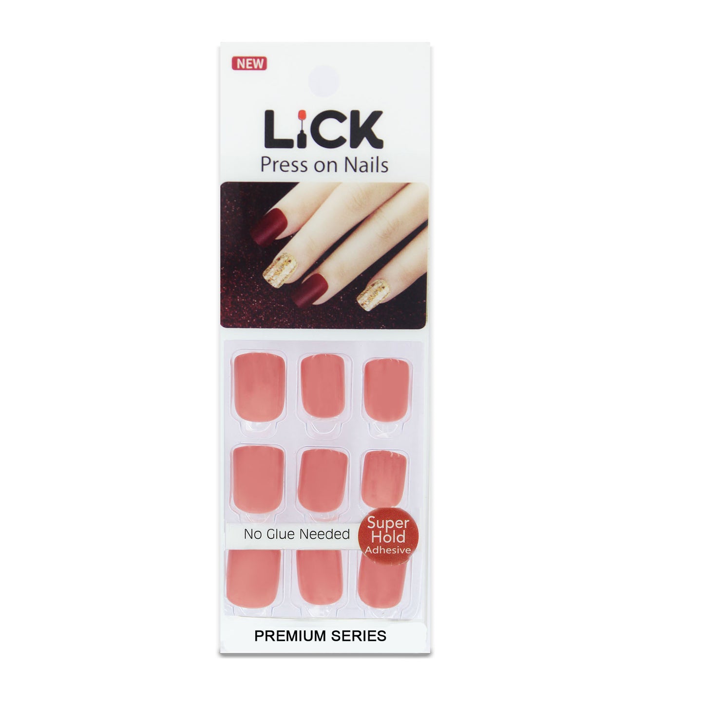 Lick Nail Almond Pink