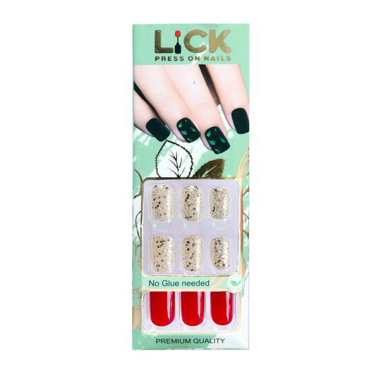 Lick Nail Glossy Red