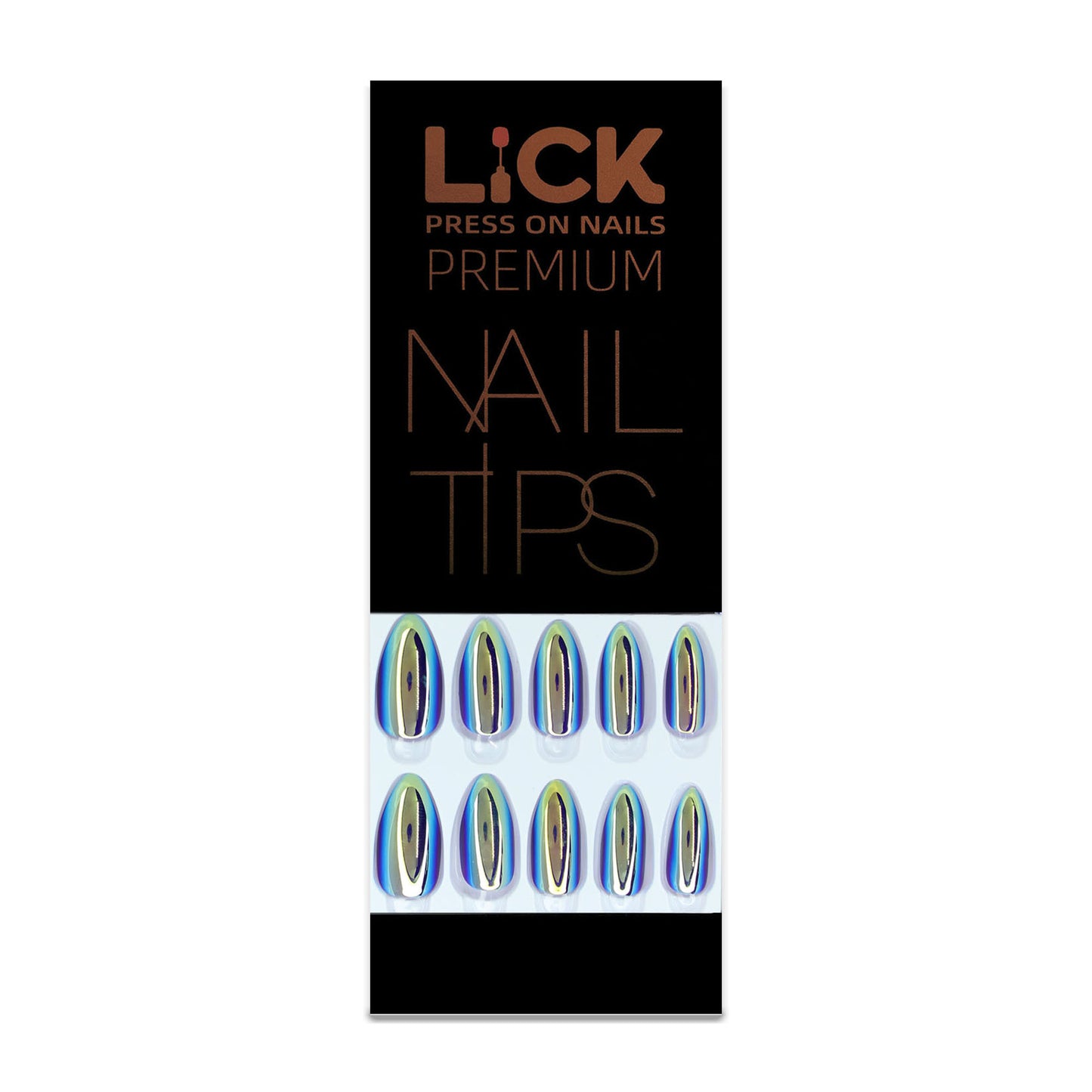 Stick On Nails | Chromatic Reusable Artificial/Fake Nail Extension + Free French Tip