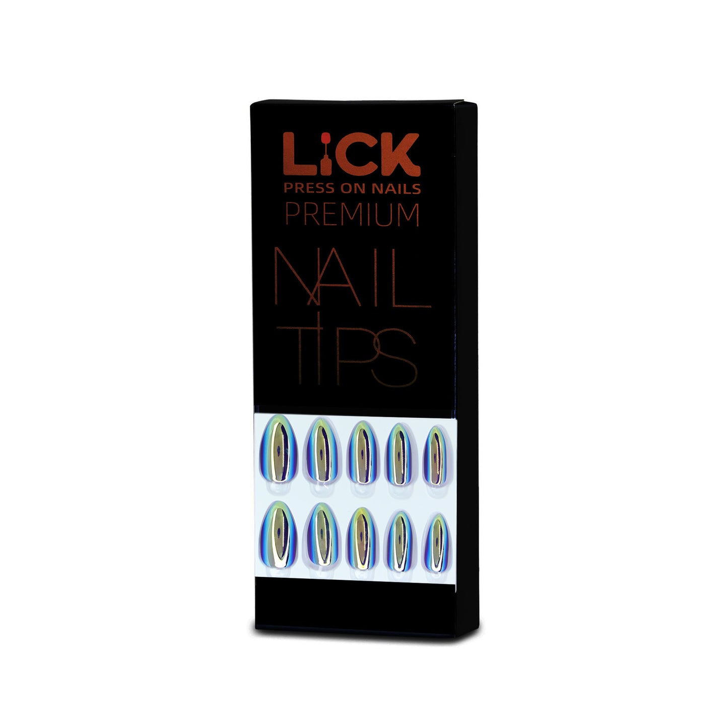 Stick On Nails | Chromatic Reusable Artificial/Fake Nail Extension + Free French Tip