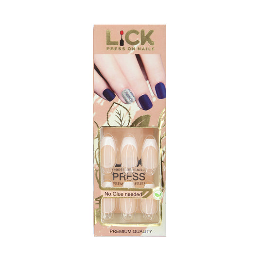 Lick nail classic French