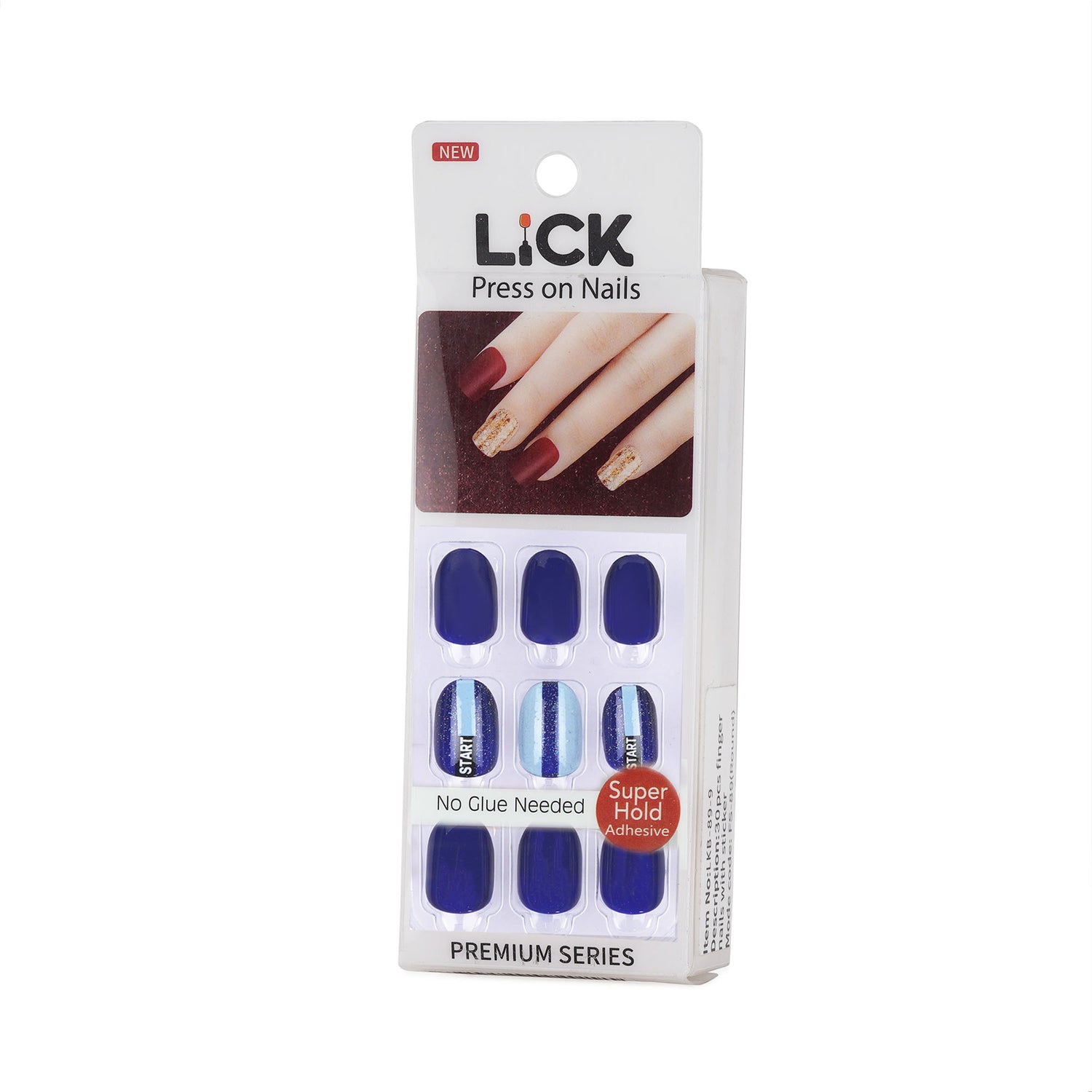 Lick Nail Navy Blue 