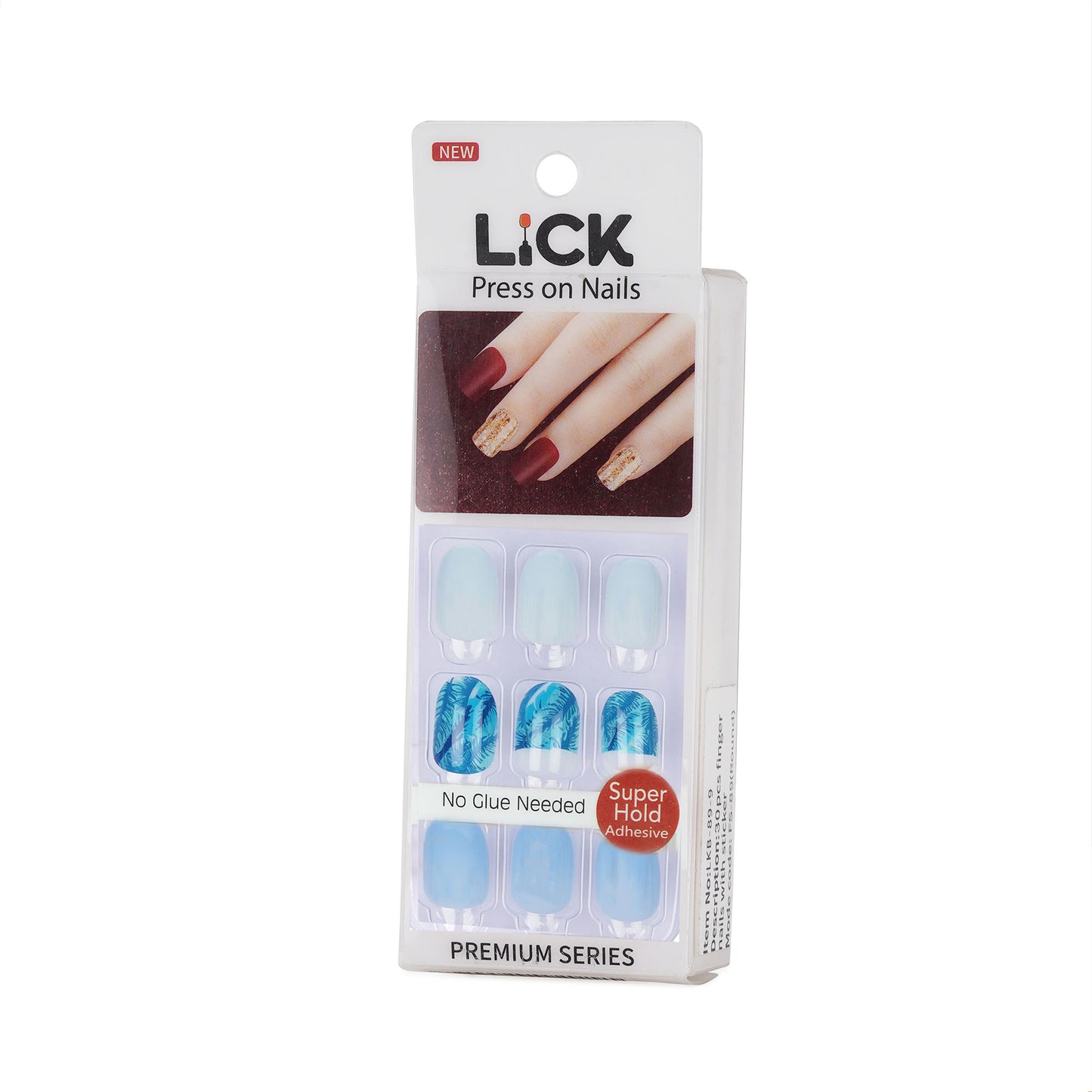 Lick Nail Pastel Blue