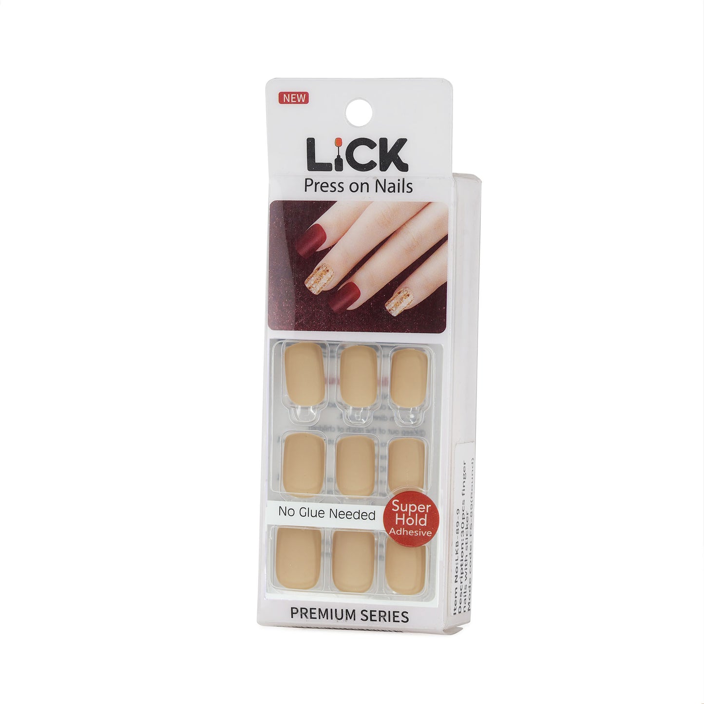 Lick Nail Matte Classic Nude