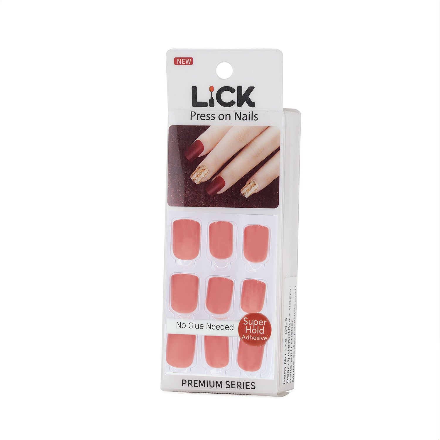 Lick Nail Almond Pink