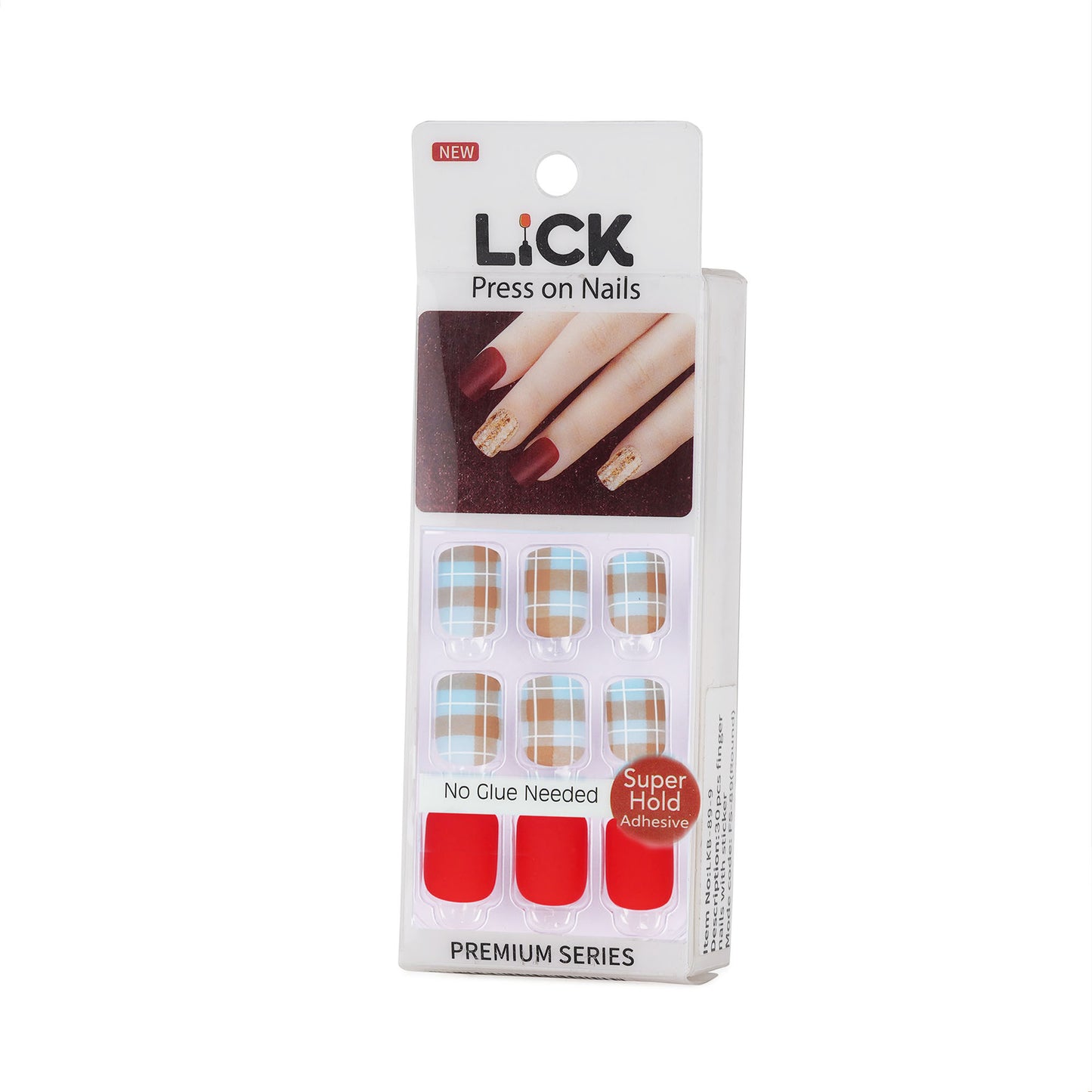 Lick Nail Matte Red