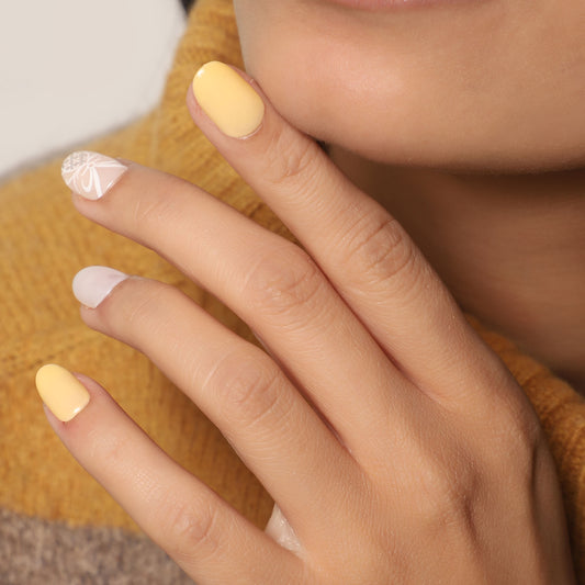 Lick Nail Yellow Pastel