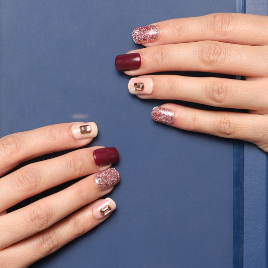 Lick Nails Maroon