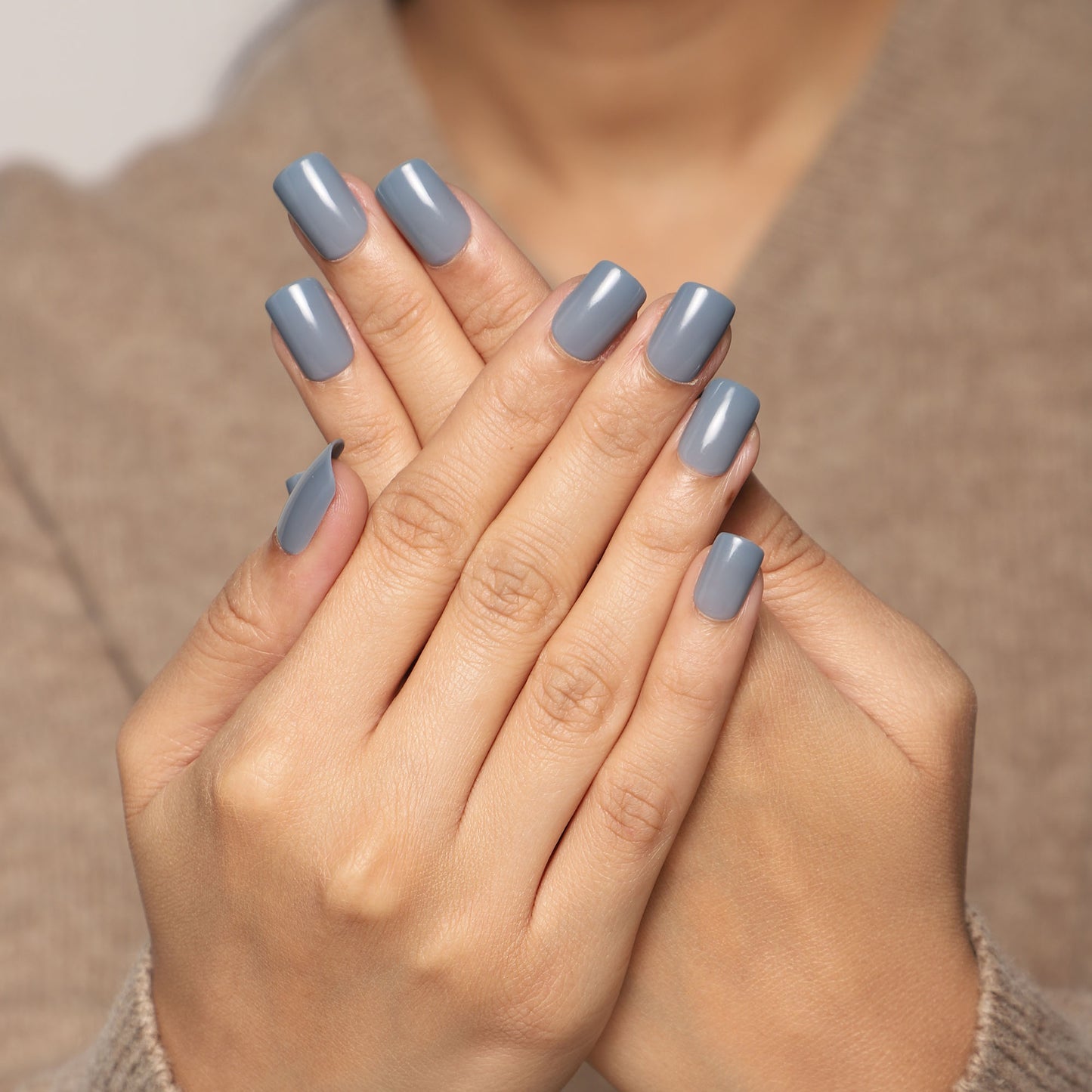 geleSSe GEL nail POLISH No.289 PEWTER BLUE - blue grey, soak off nails FREE  post | eBay