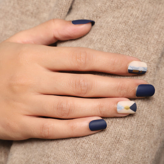 Lick nail Matte Blue
