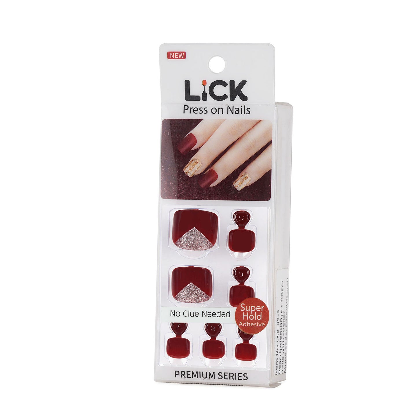 Lick Nail Classic Red