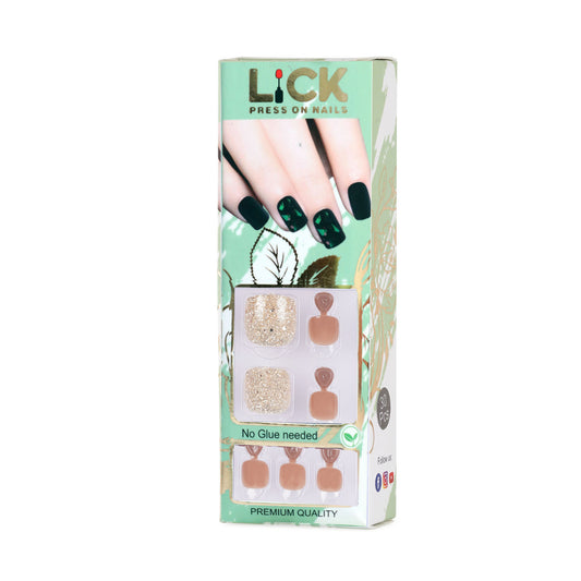 Lick Nail nude shimmer Toenails