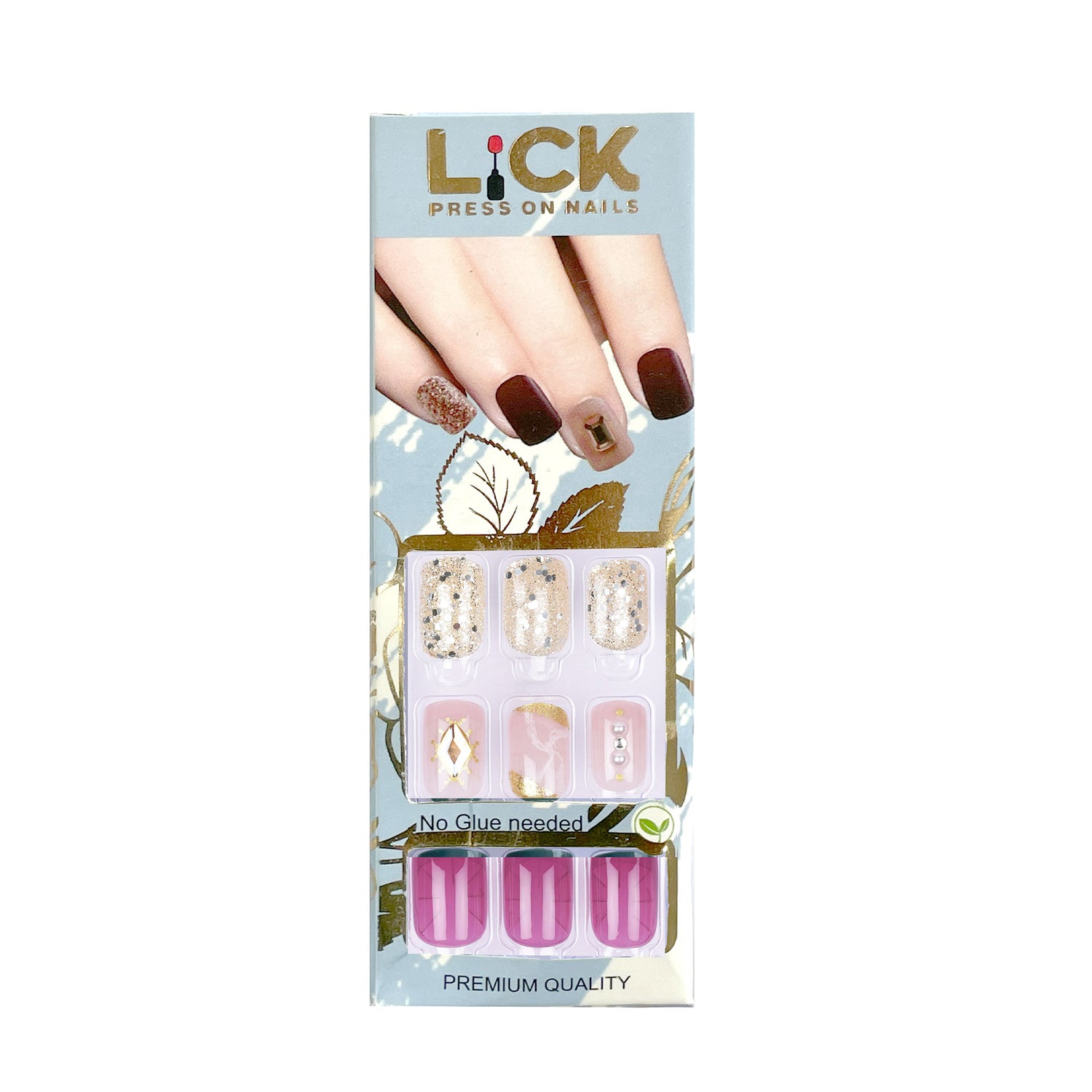 Lick Nail Hot red