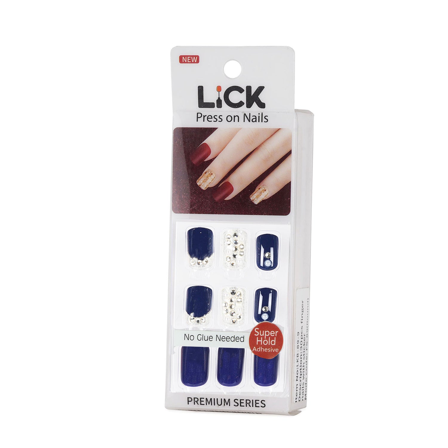 Lick Nail navy blue