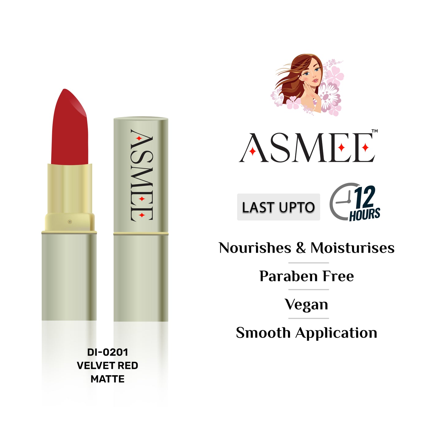 Velvet Red Lipstick