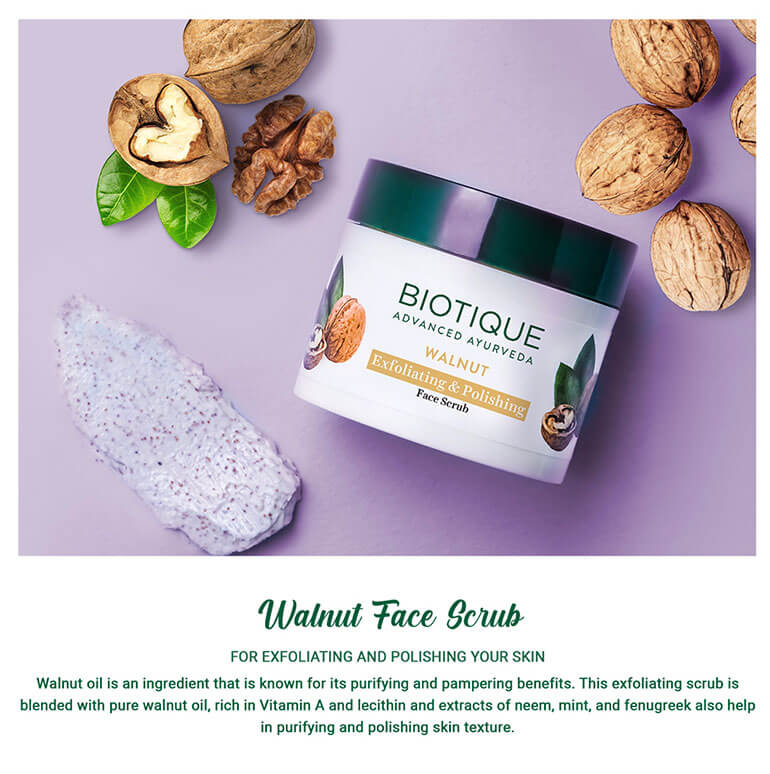 Walnut Exfoliating & Polishing Face Scrub