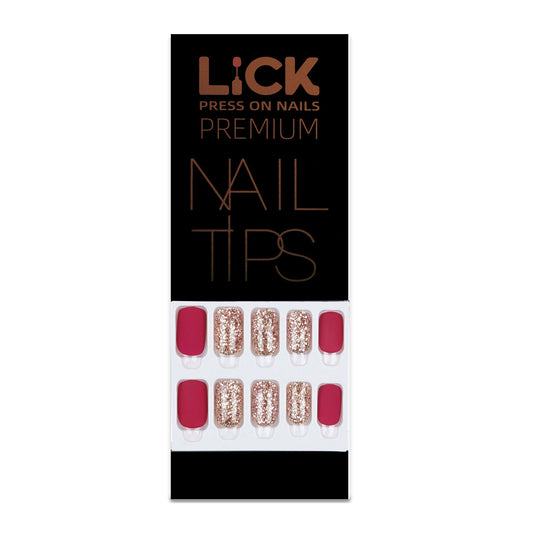 Lick Nail bright red