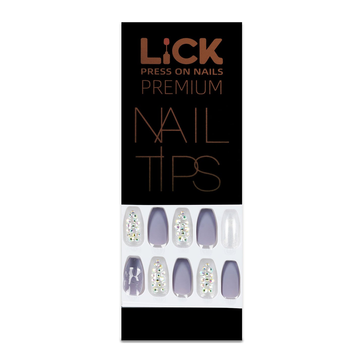 Lick Nail grey ballerina