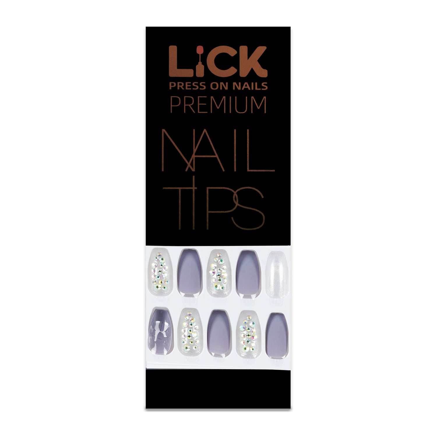 Lick Nail grey ballerina