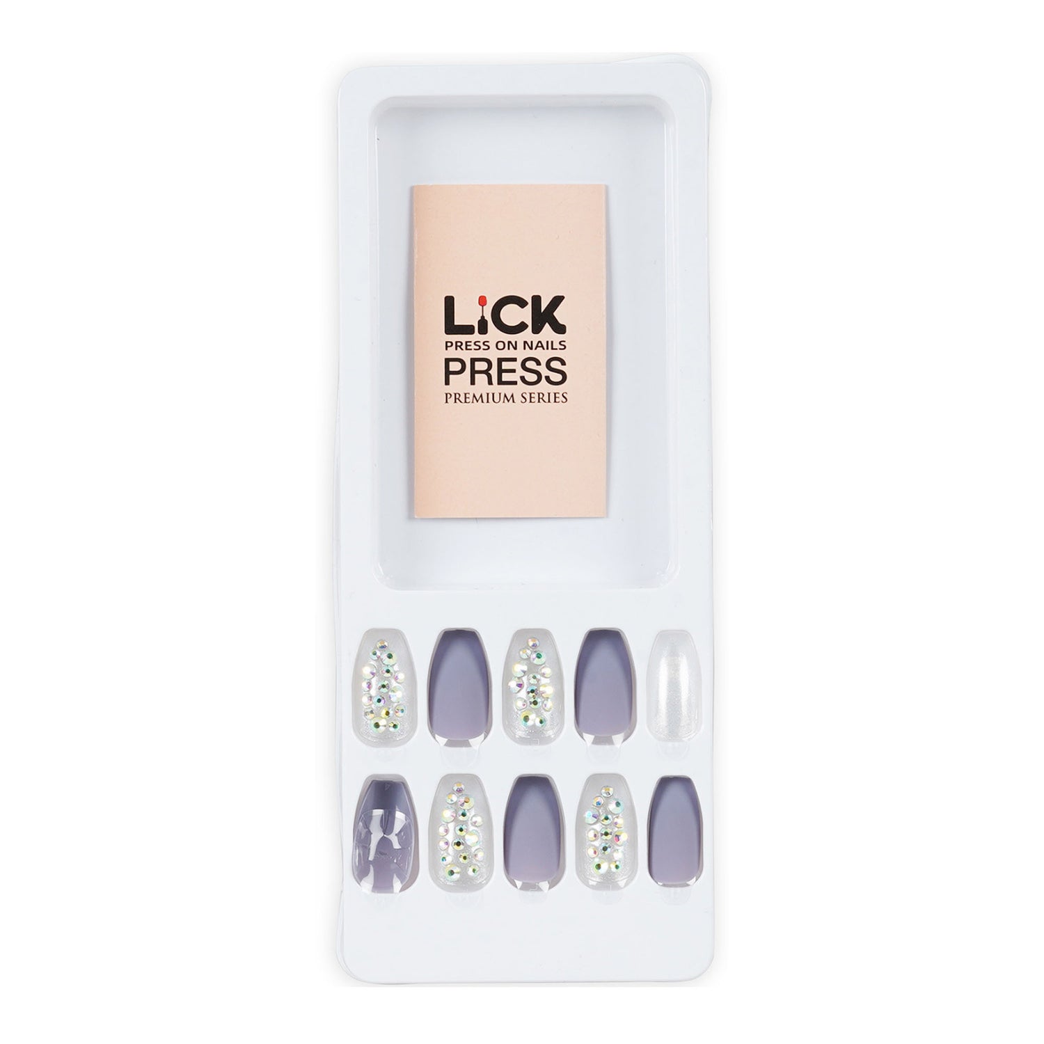 Lick Nail grey ballerina