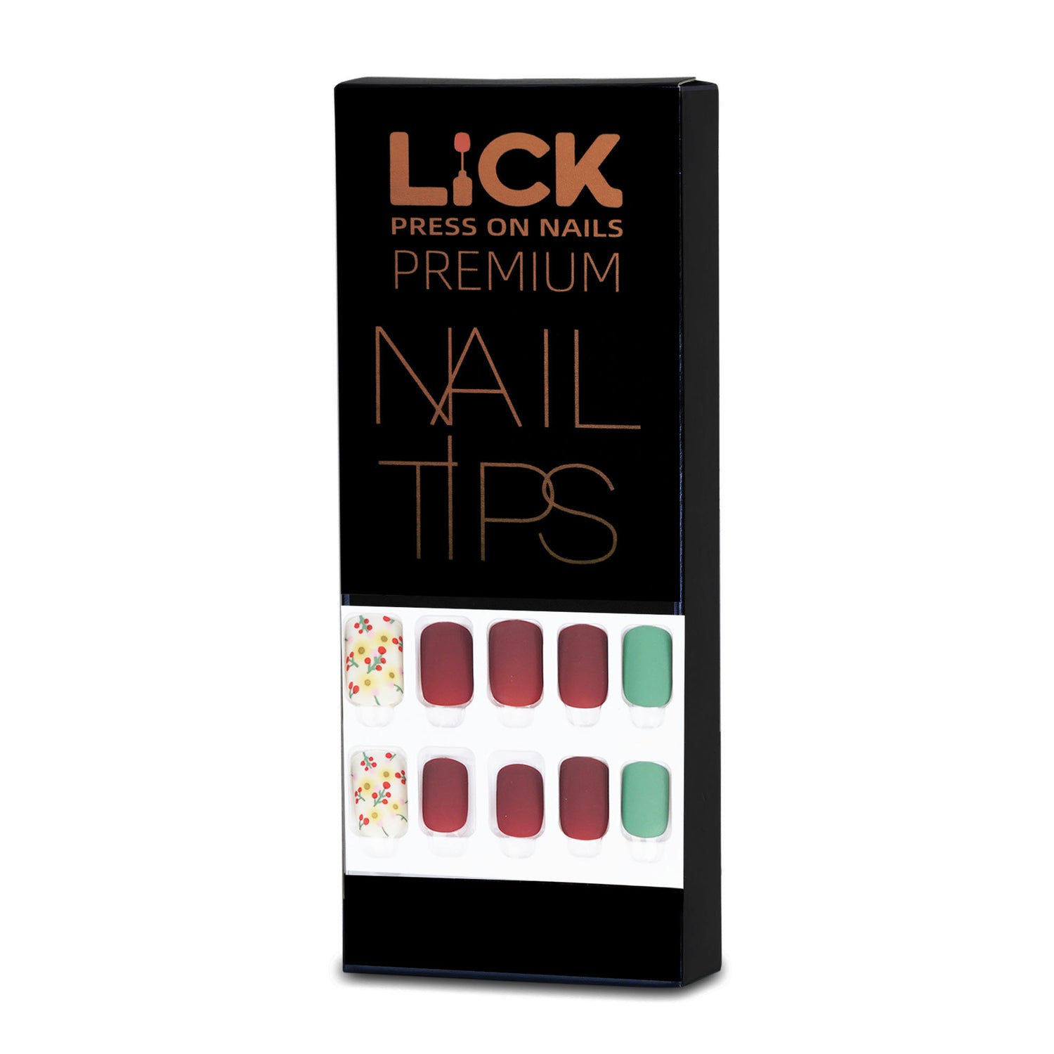 Lick Nail bright red