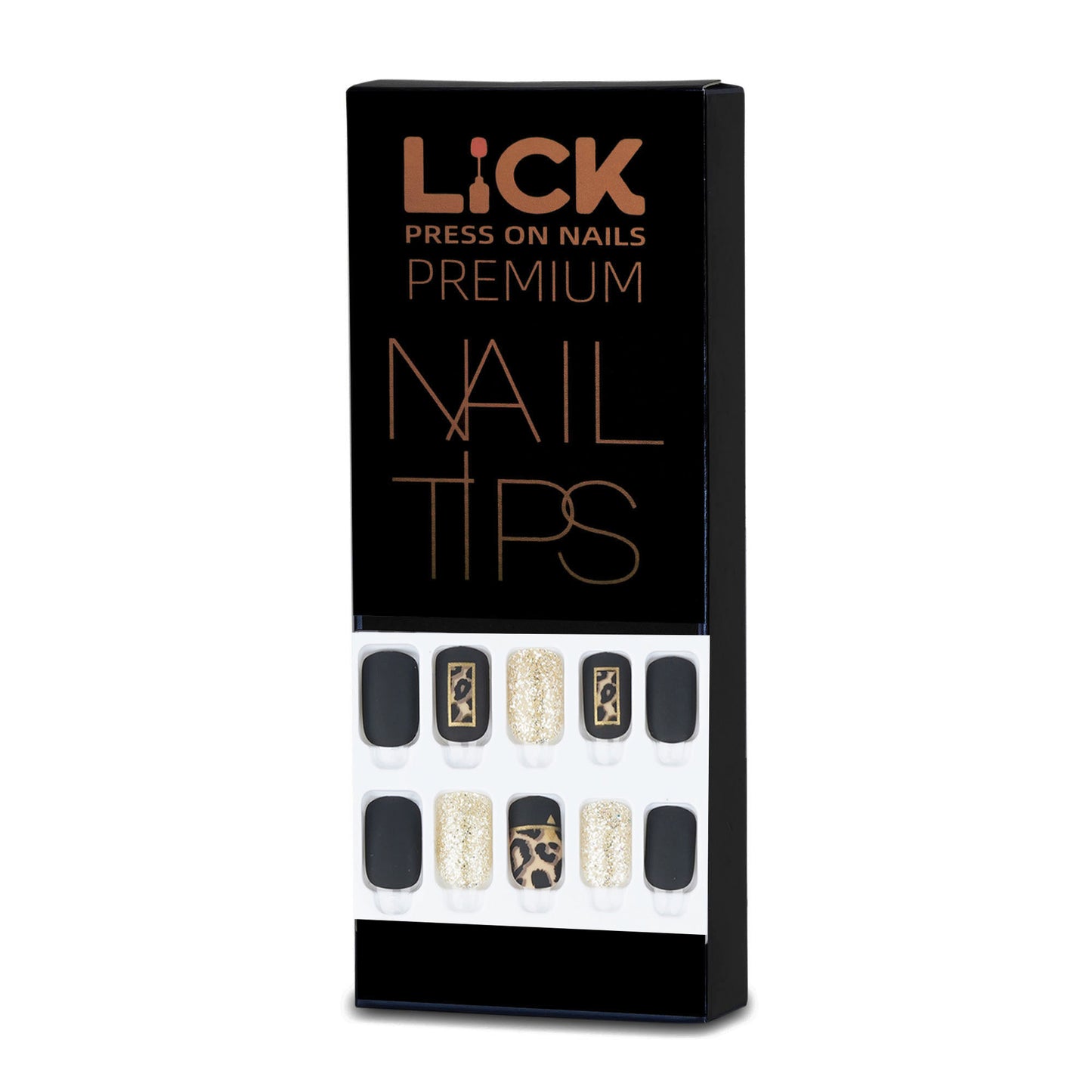 Lick Nail Black White