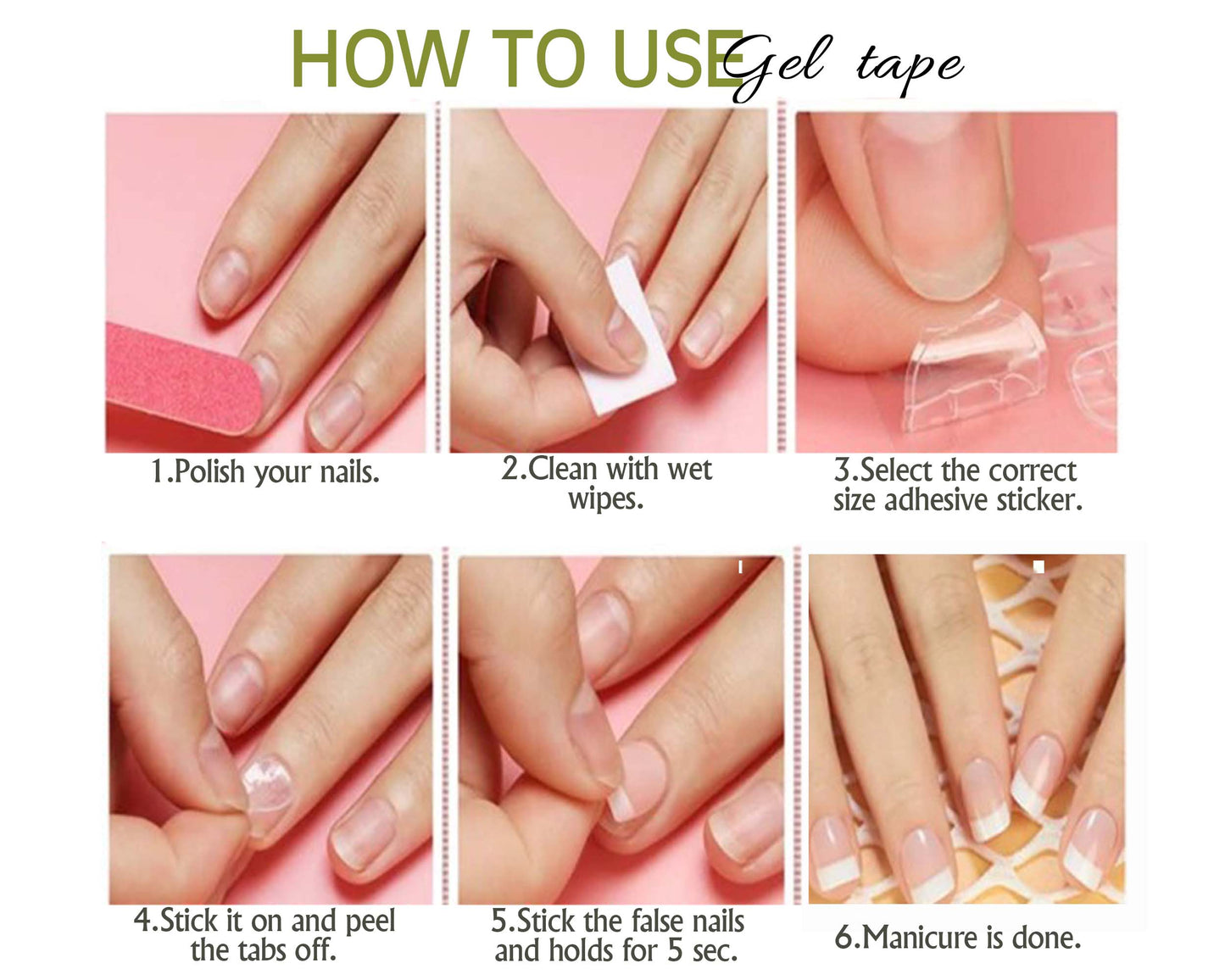 Nail Glue Tape